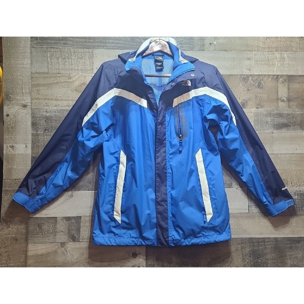 The North Face A20Y Boundary Black/ Blue HyVent Jacket & Liner‎  Boys Size XL